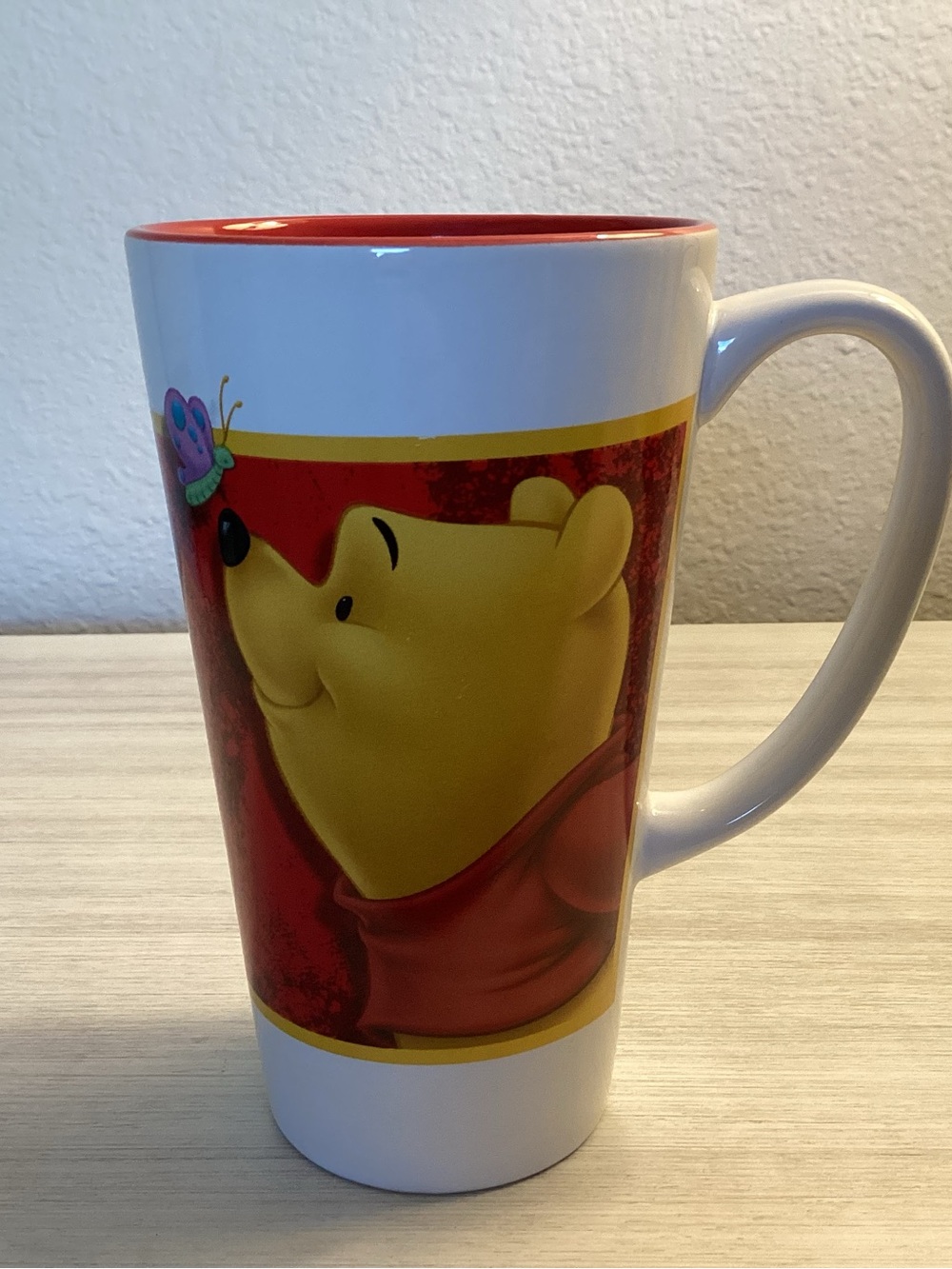 Vintage  Disney Store Winnie The Pooh Tall Latte Mug 16oz - NWT